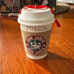 Java Junkie Coffee Cup Ornament